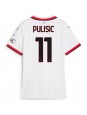 AC Milan Christian Pulisic #11 Zenski Gostujuci Dres 2024-25 Kratak Rukavima